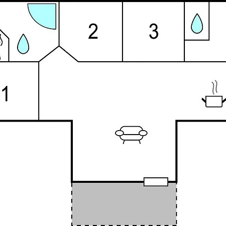 Сasa de vacaciones Bonita Casa En Con Sauna
